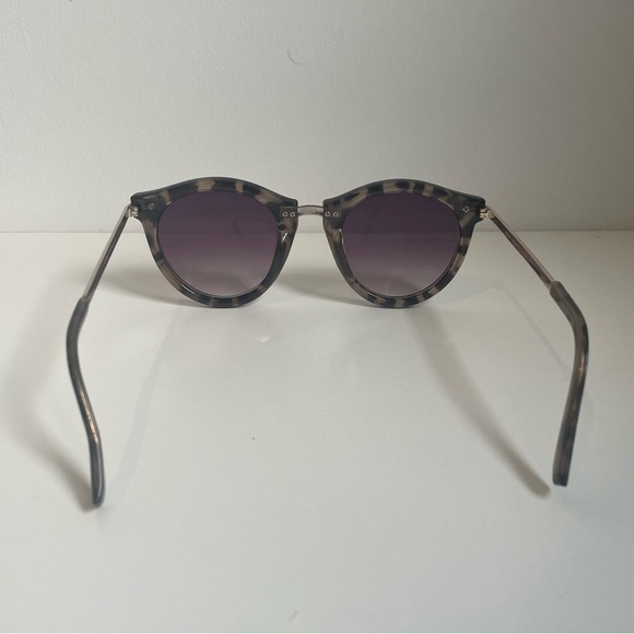 PANAMA JACK Retro Cheetah Print Circular Women’s Sunglasses - Picture 4 of 6